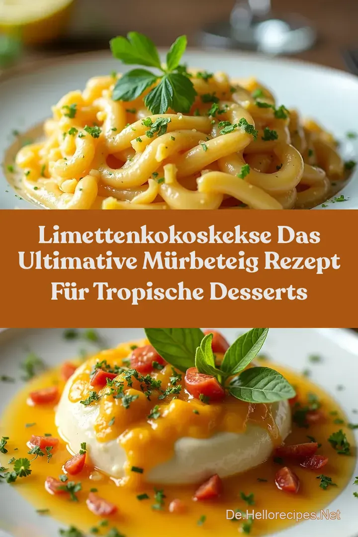 LimettenKokosKekse Das ultimative Mürbeteig Rezept für tropische Desserts