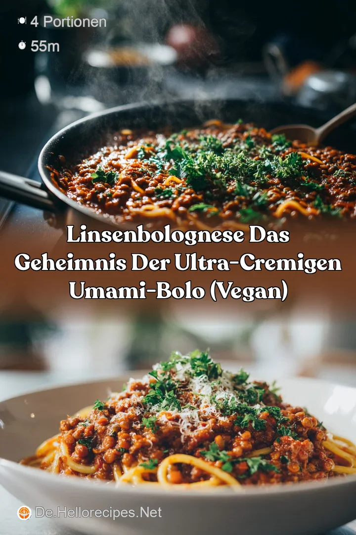 Linsenbolognese Das Geheimnis der ultra-cremigen Umami-Bolo (Vegan)