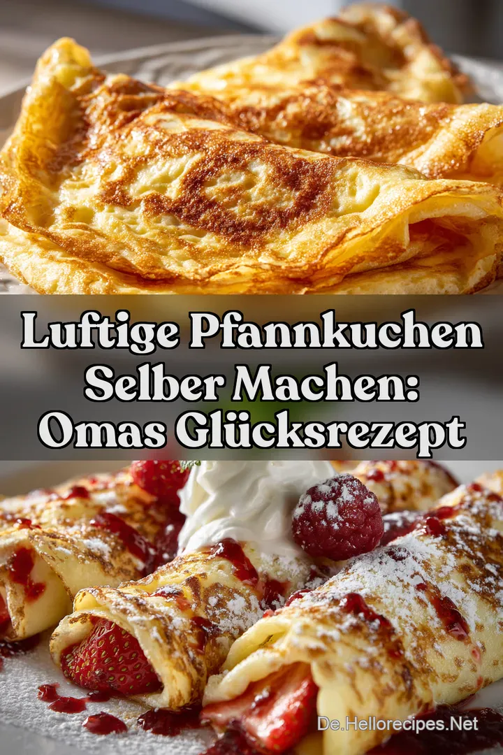 Luftige Pfannkuchen Selber Machen: Omas Glücksrezept