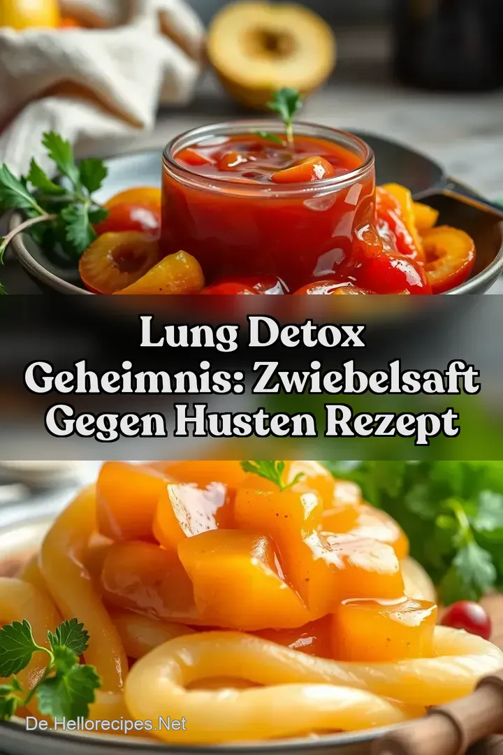 Lung Detox Geheimnis: Zwiebelsaft gegen Husten Rezept