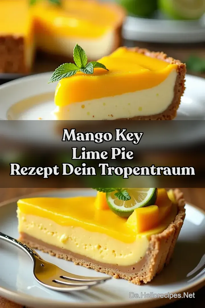 Mango Key Lime Pie Rezept Dein TropenTraum