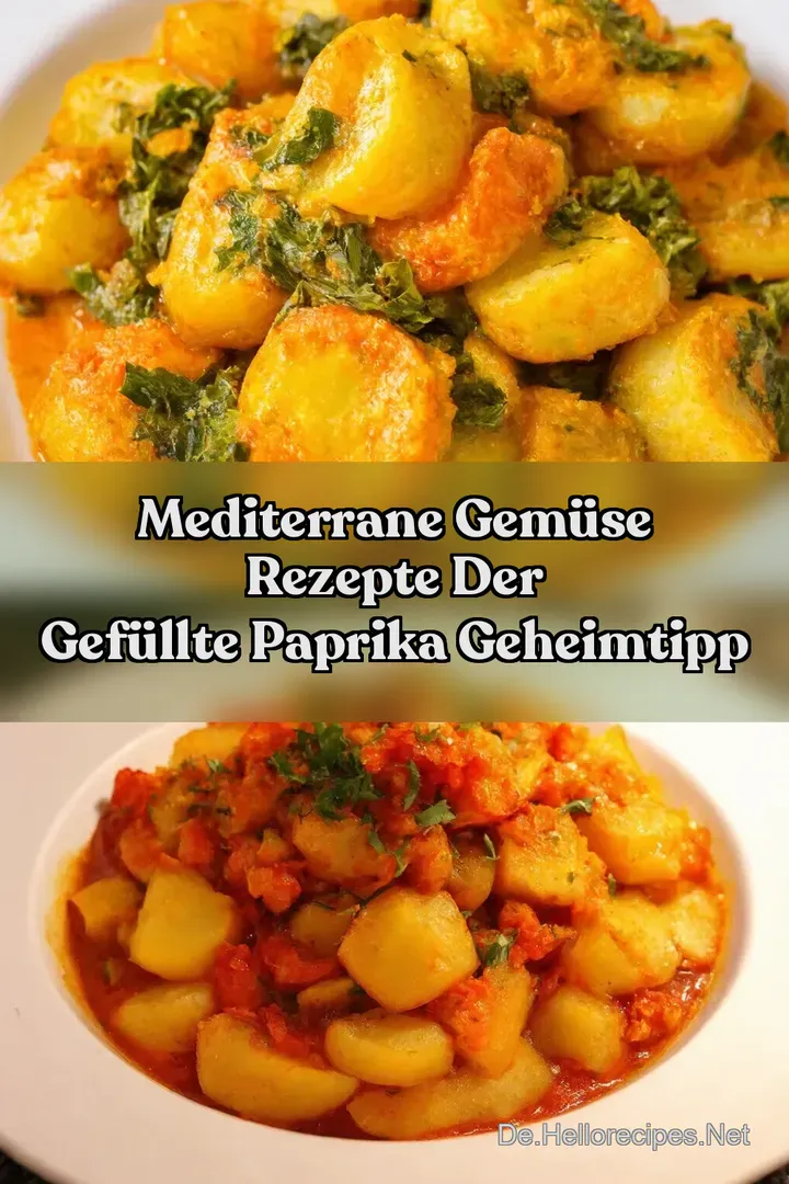 Mediterrane Gem&uuml;se Rezepte Der Gef&uuml;llte Paprika Geheimtipp