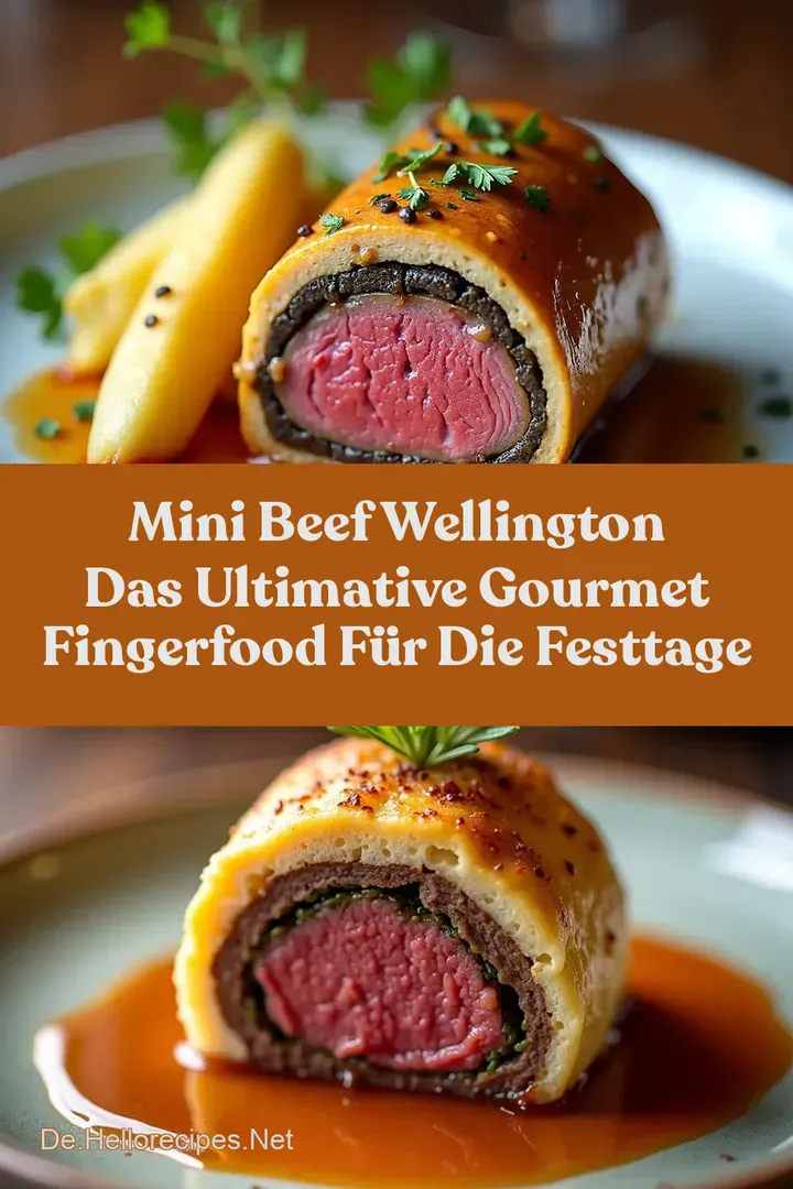 Mini Beef Wellington Das Ultimative Gourmet Fingerfood für die Festtage