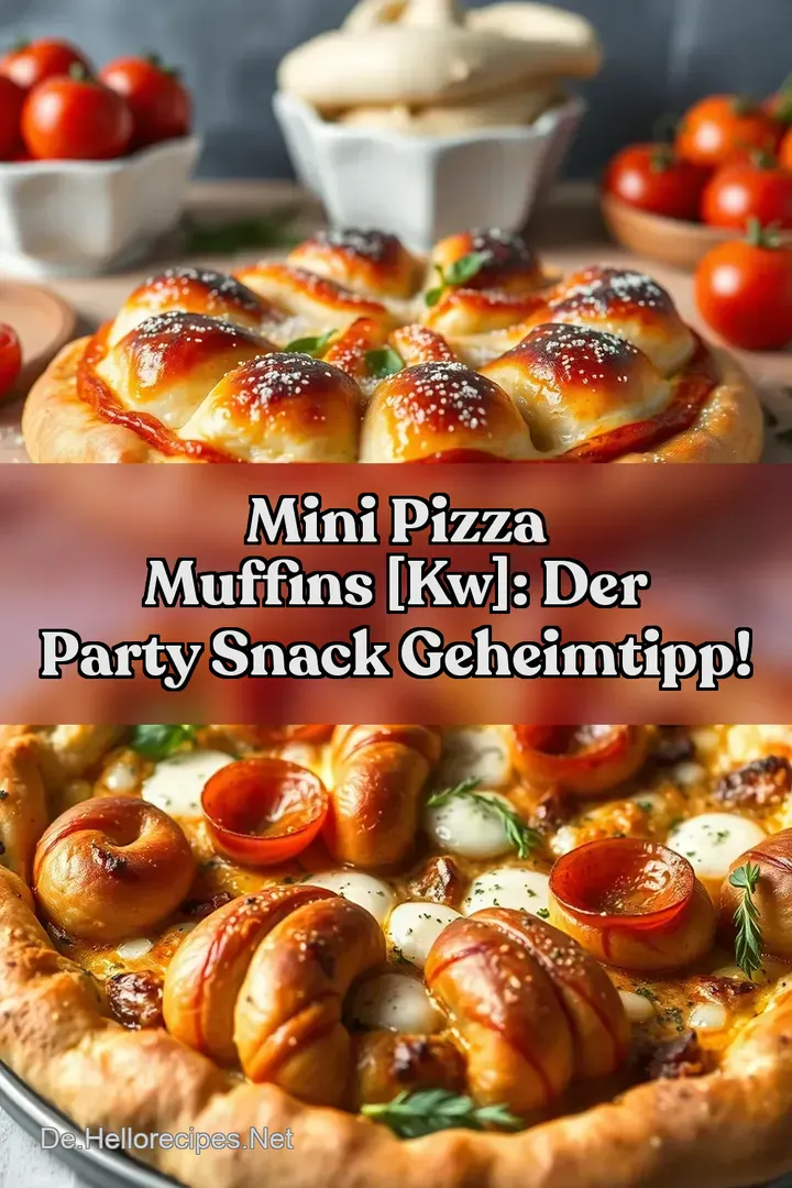 Mini Pizza Muffins [kw]: Der Party Snack Geheimtipp!