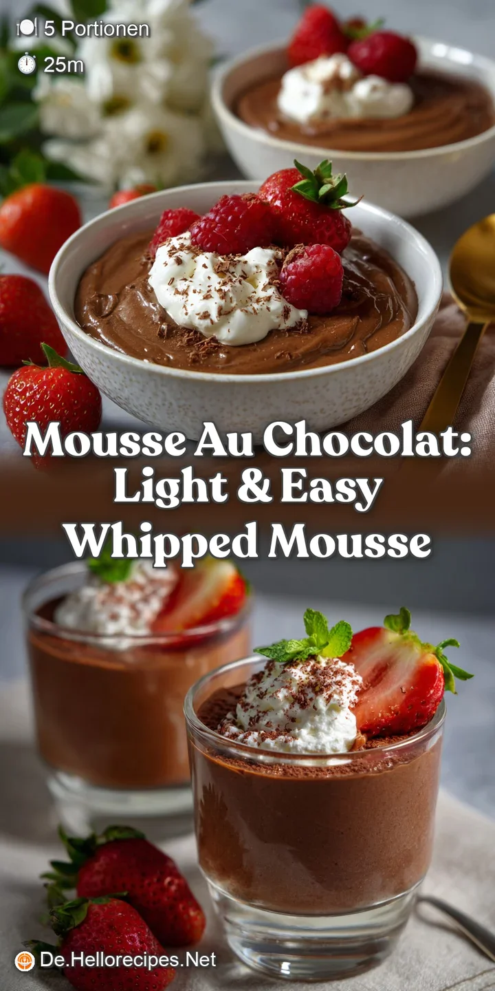 Close-up of a rich, airy chocolate mousse, showing air bubbles and a smooth, decadent texture. A delightful, tempting spoo...