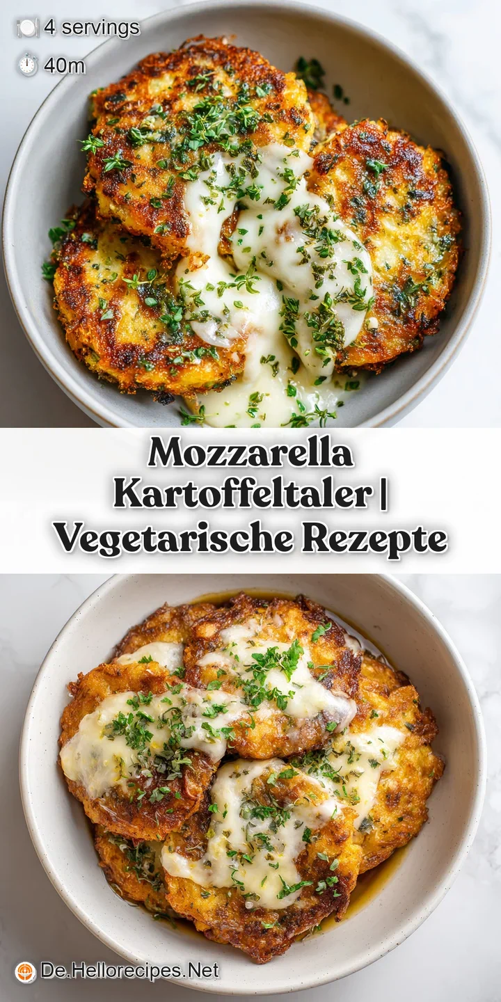 Extreme close-up of a golden-brown potato cake with melted white mozzarella cheese stretching from a warm center.