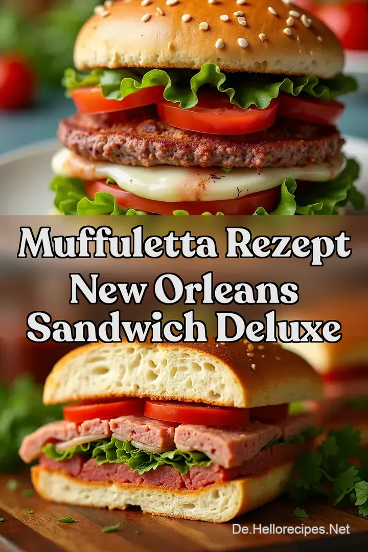 Muffuletta Rezept New Orleans Sandwich Deluxe