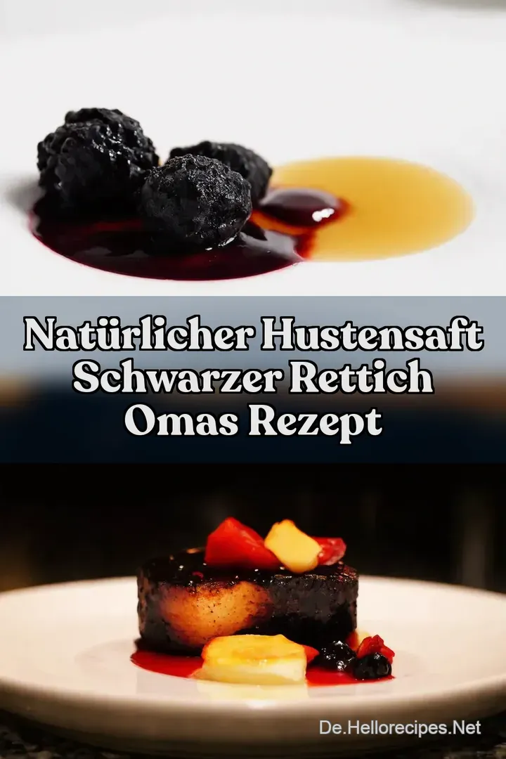 Natürlicher Hustensaft Schwarzer Rettich Omas Rezept
