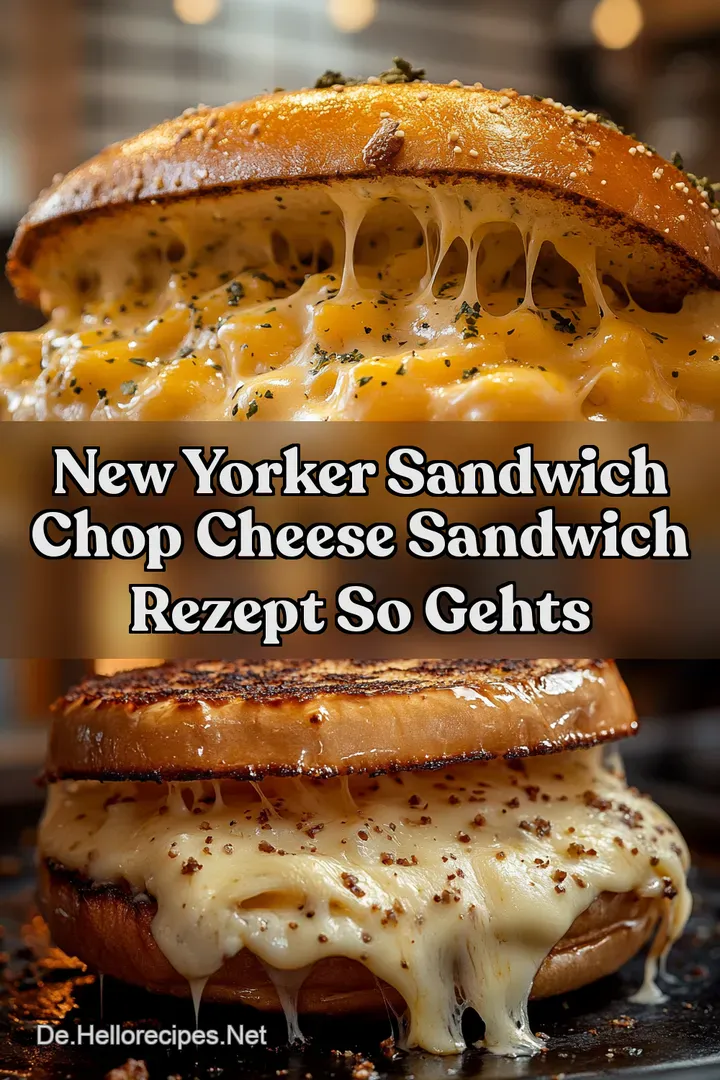 New Yorker Sandwich Chop Cheese Sandwich Rezept So gehts