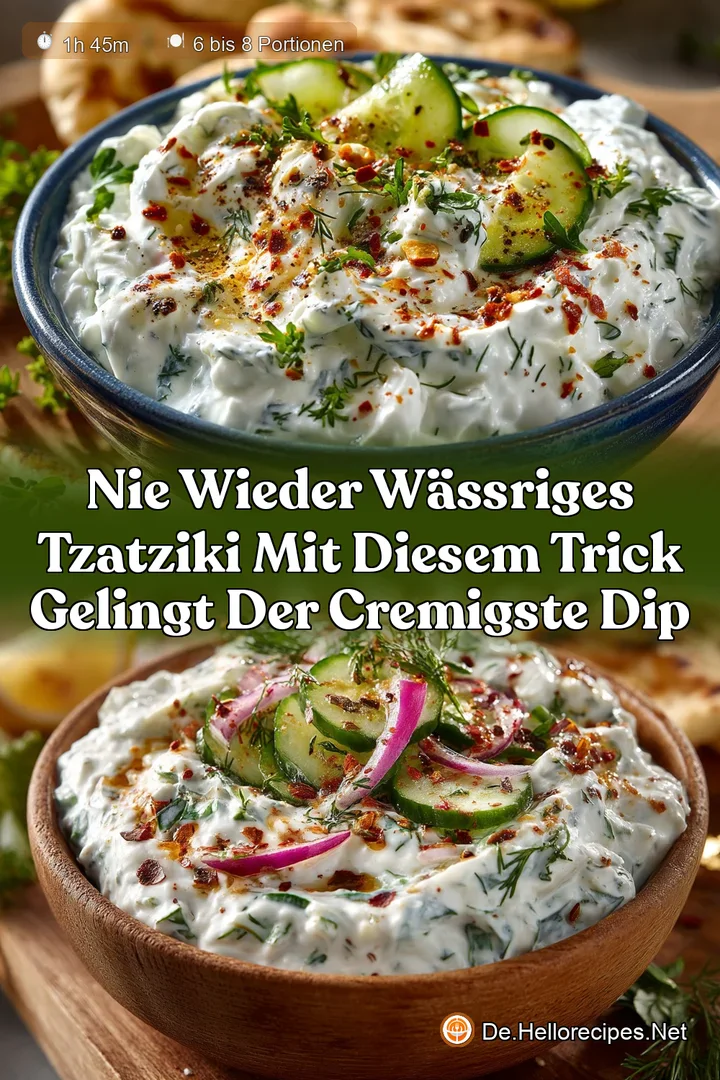 Nie wieder w&auml;ssriges Tzatziki Mit diesem Trick gelingt der cremigste Dip