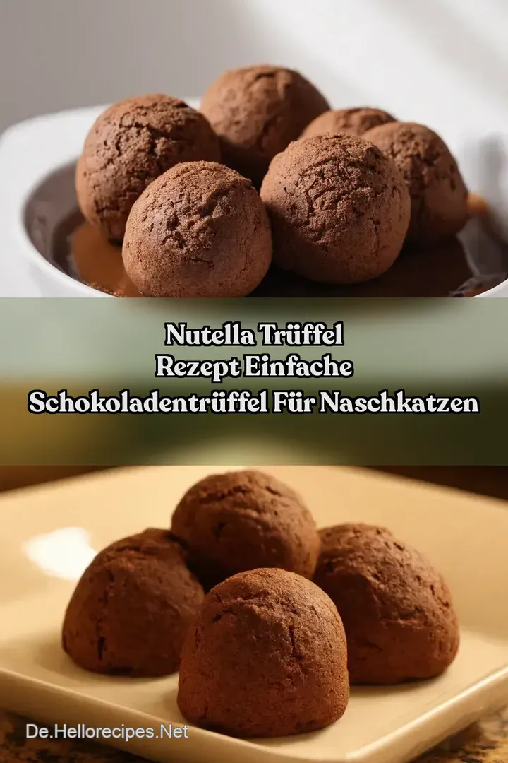Nutella Tr&uuml;ffel Rezept Einfache Schokoladentr&uuml;ffel f&uuml;r Naschkatzen