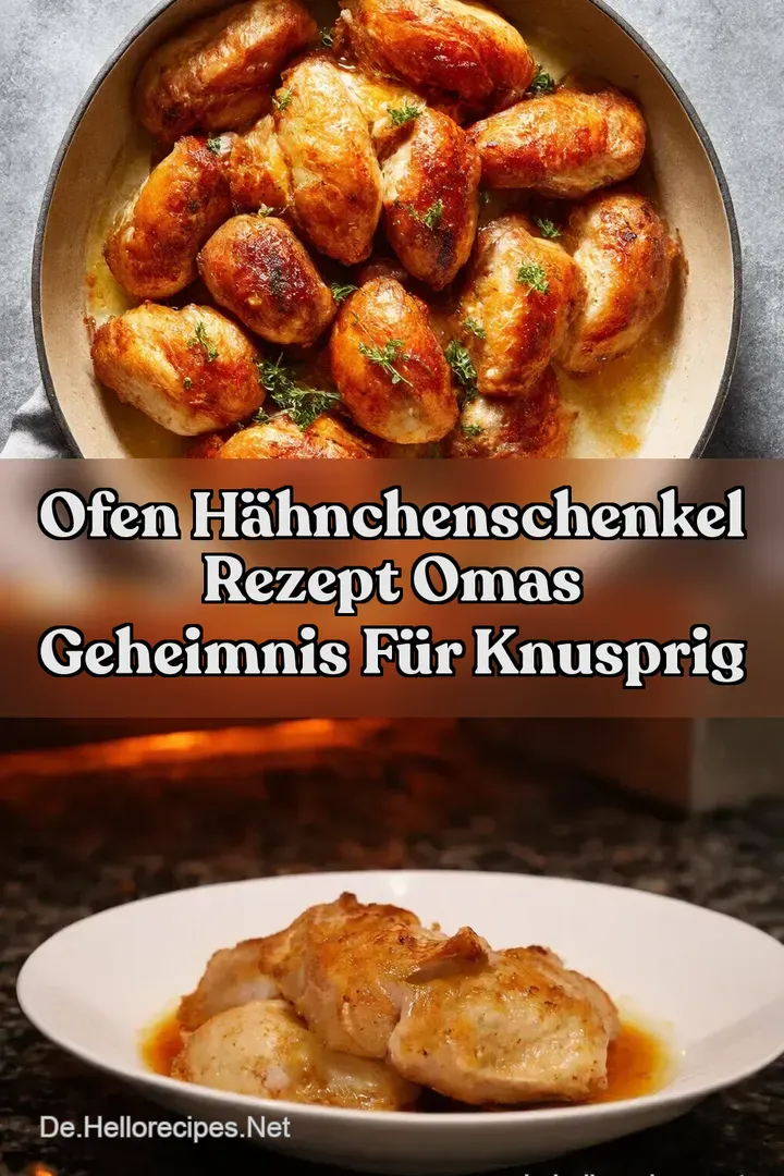 Ofen H&auml;hnchenschenkel Rezept Omas Geheimnis f&uuml;r Knusprig