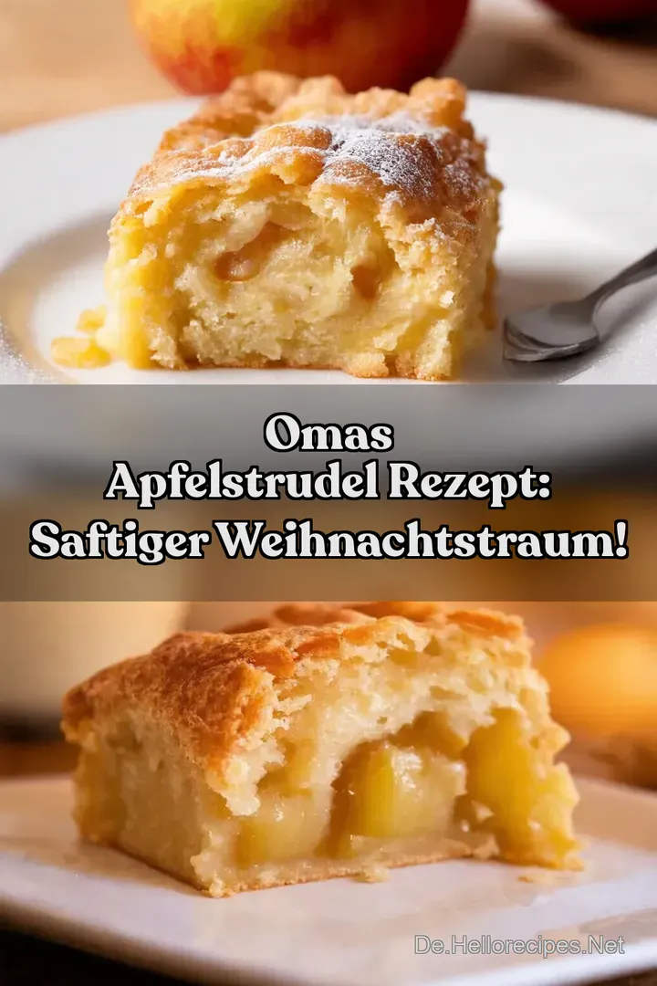 Omas Apfelstrudel Rezept: Saftiger Weihnachtstraum!