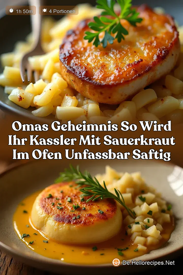 Omas Geheimnis So wird Ihr Kassler mit Sauerkraut im Ofen unfassbar saftig