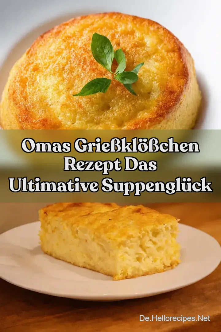 Omas Grießklößchen Rezept So schmeckts wie bei Mutti