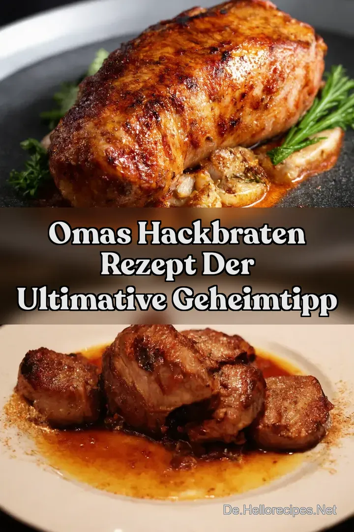 Omas Hackbraten Rezept Der ultimative Geheimtipp