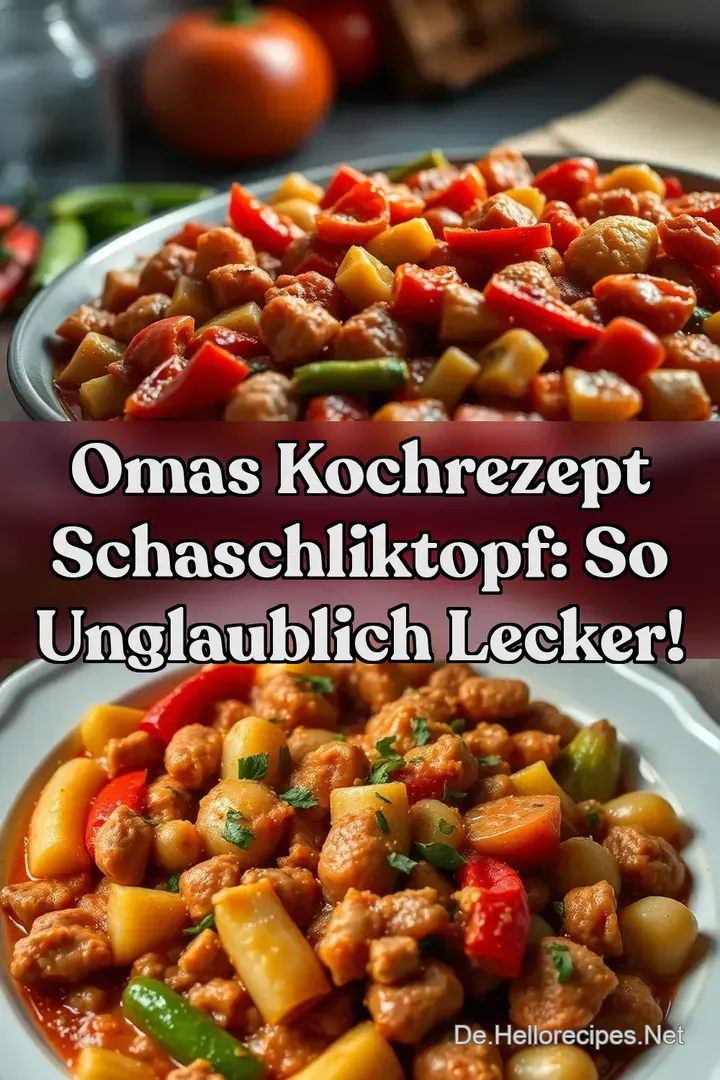 Omas Kochrezept Schaschliktopf: So unglaublich lecker!