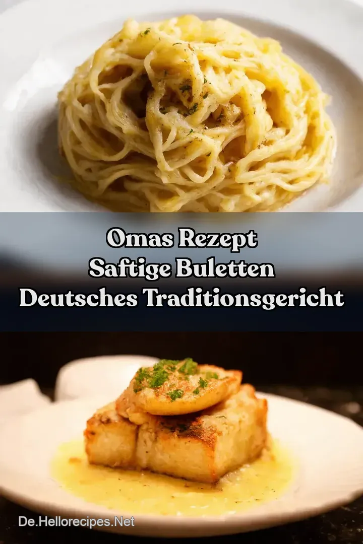 Omas Rezept Saftige Buletten Deutsches Traditionsgericht