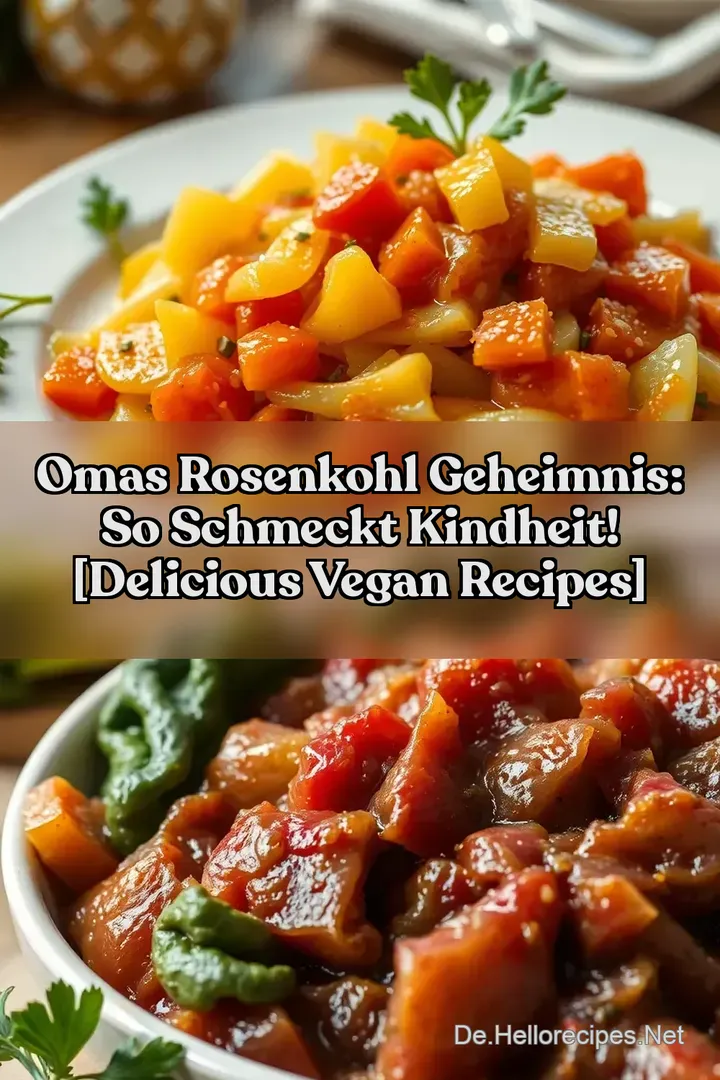 Omas Rosenkohl Geheimnis: So schmeckt Kindheit! [Delicious Vegan Recipes]