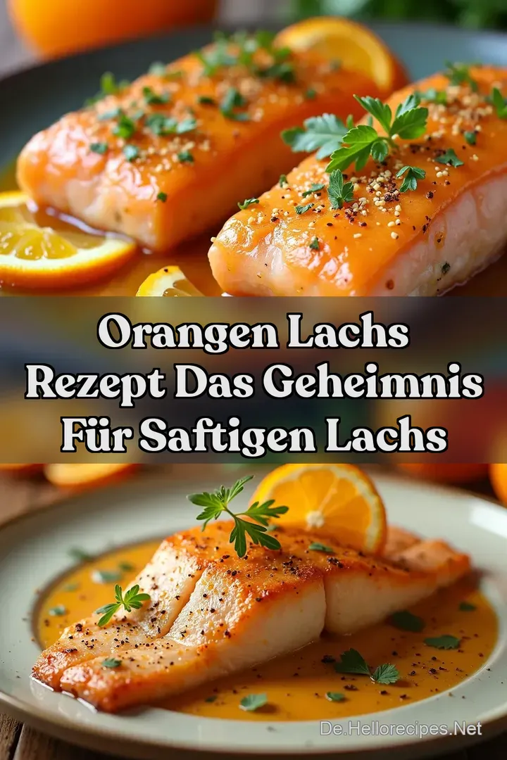 Orangen Lachs Rezept Das Geheimnis f&uuml;r Saftigen Lachs