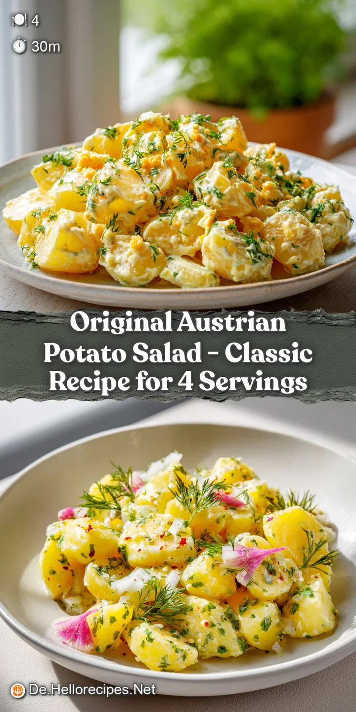 Close-up of a fork lifting creamy potato salad, revealing soft textures and a scattering of vibrant herbs.
