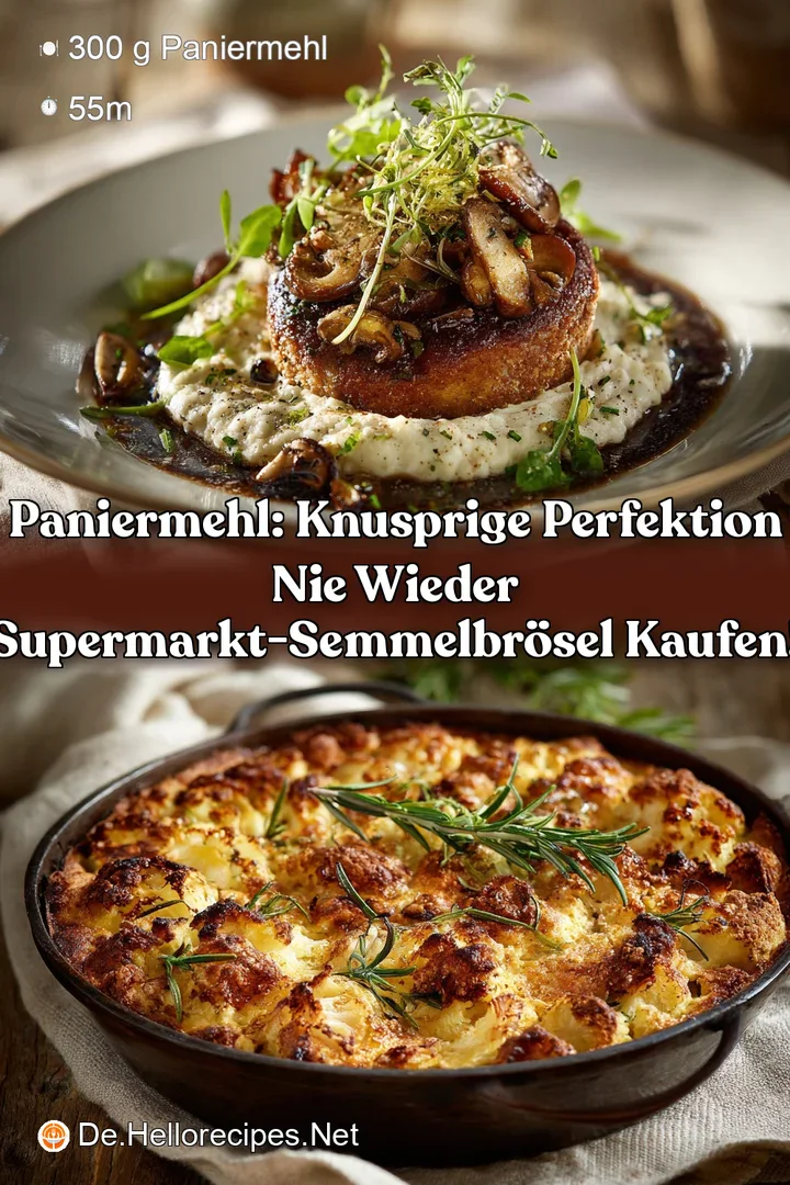 Paniermehl: Knusprige Perfektion Nie wieder Supermarkt-Semmelbr&ouml;sel kaufen!