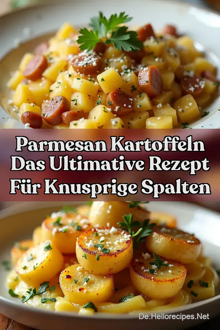 Parmesan Kartoffeln Das ultimative Rezept f&uuml;r knusprige Spalten
