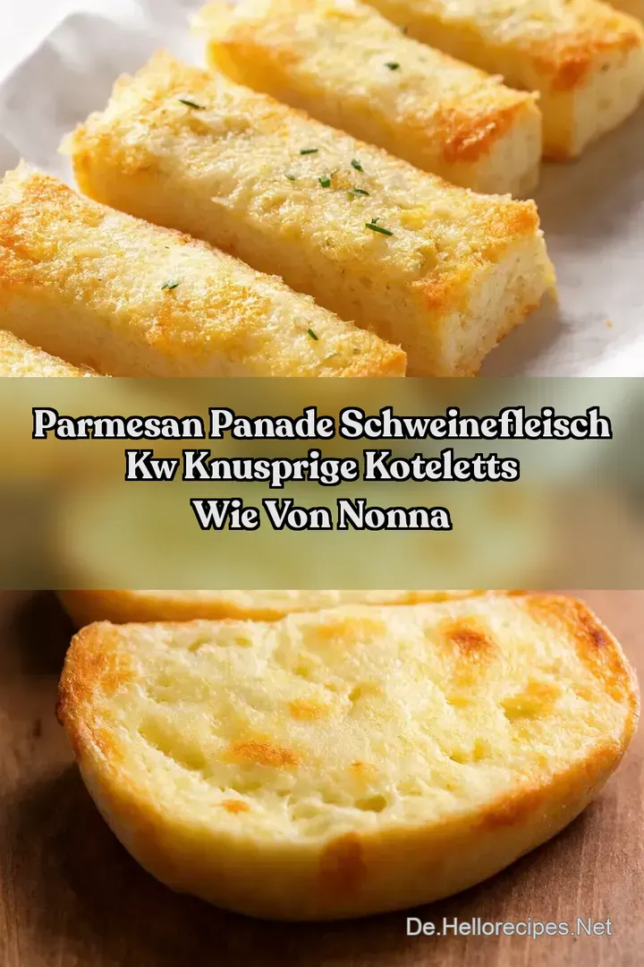 Parmesan Panade Schweinefleisch kw Knusprige Koteletts wie von Nonna