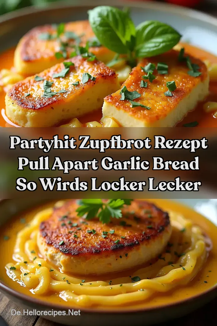 Partyhit Zupfbrot Rezept Pull Apart Garlic Bread So wirds locker lecker