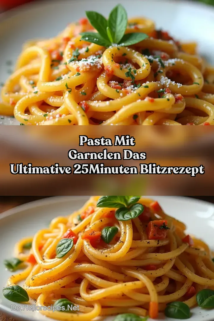 Pasta mit Garnelen Das ultimative 25Minuten Blitzrezept