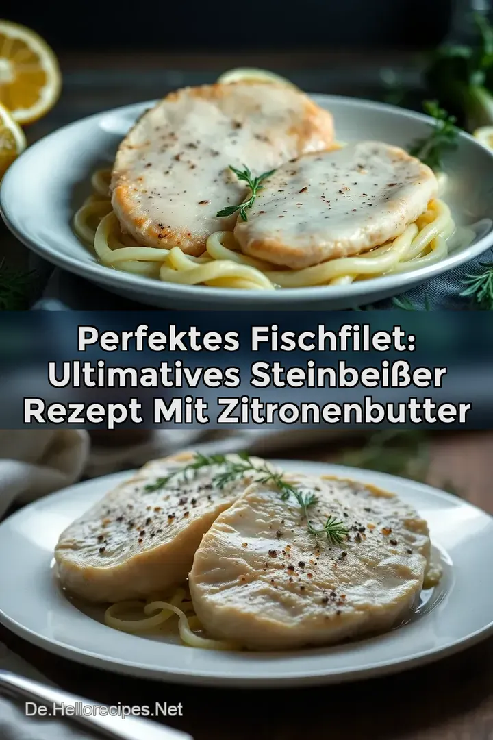 Perfektes Fischfilet: Ultimatives Steinbeißer Rezept mit Zitronenbutter