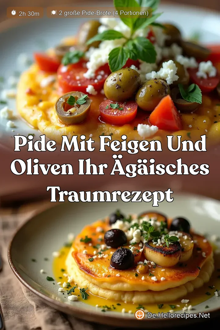 Pide mit Feigen und Oliven Ihr ägäisches TraumRezept