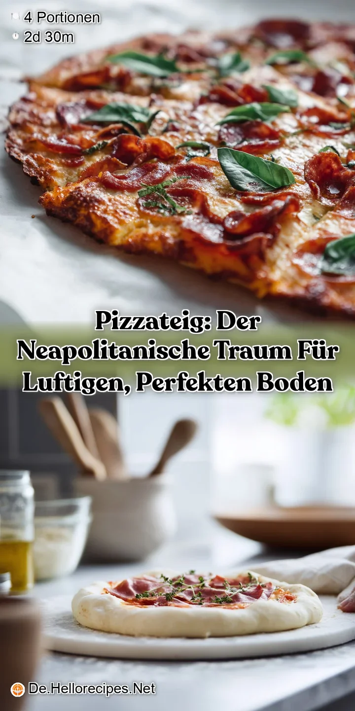 Pizzateig: Der neapolitanische Traum f&uuml;r luftigen perfekten Boden