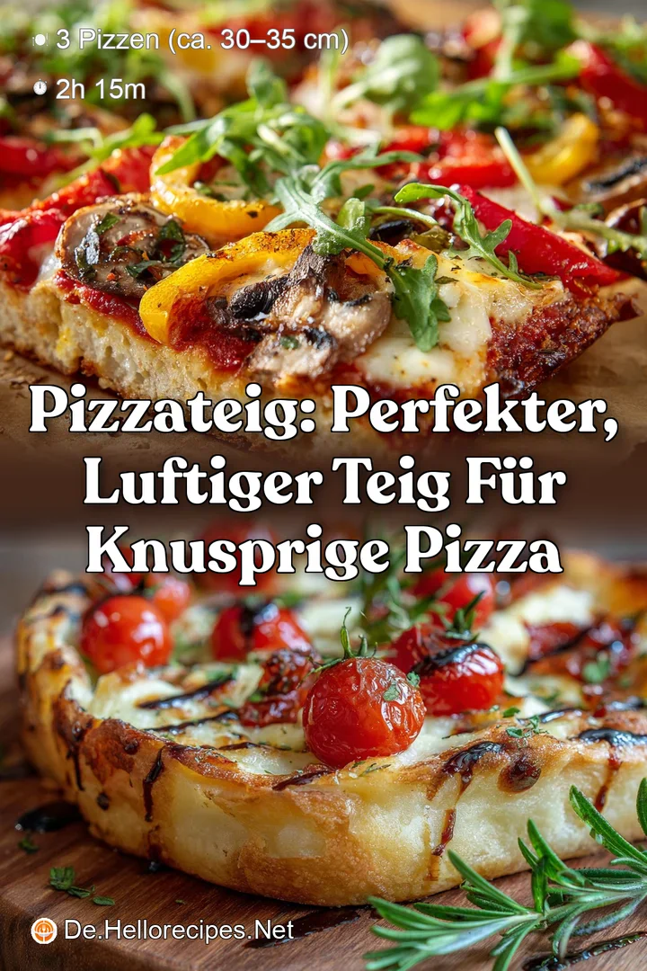 Pizzateig: Perfekter luftiger Teig f&uuml;r knusprige Pizza