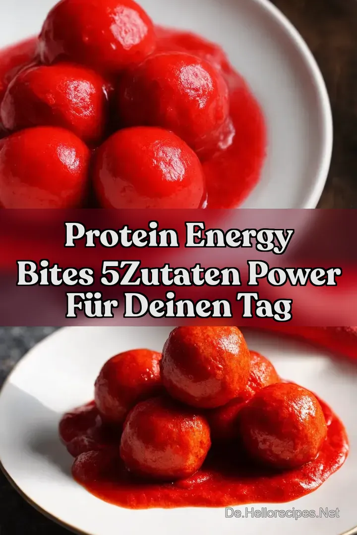 Protein Energy Bites 5Zutaten Power f&uuml;r deinen Tag