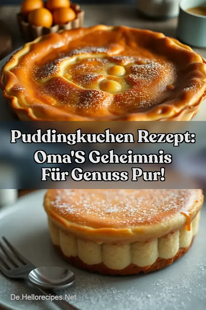 Puddingkuchen Rezept: Oma&#039 s Geheimnis für Genuss pur!