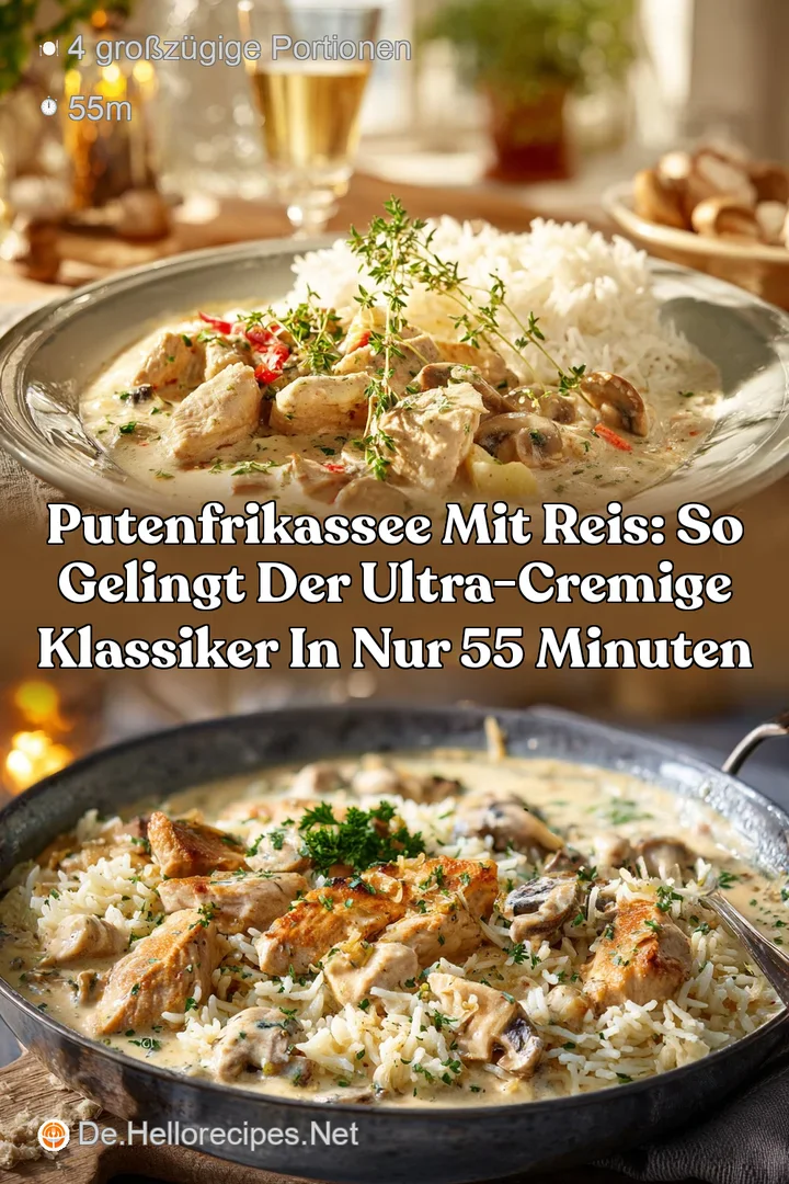 Putenfrikassee mit Reis: So gelingt der ultra-cremige Klassiker in nur 55 Minuten