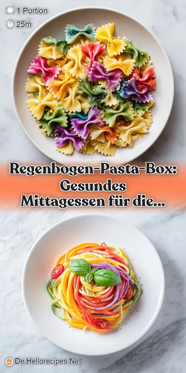 Close-up of perfectly cooked pasta strands in a medley of bright colors, coated in a light, shimmering sauce.