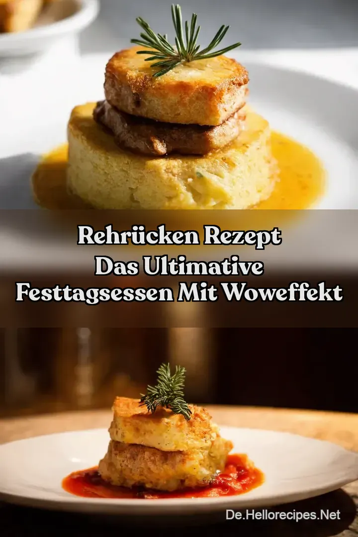Rehr&uuml;cken Rezept Das ultimative Festtagsessen mit WowEffekt