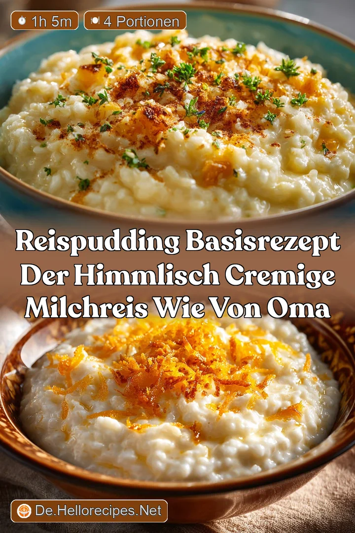 Reispudding Basisrezept Der himmlisch cremige Milchreis wie von Oma