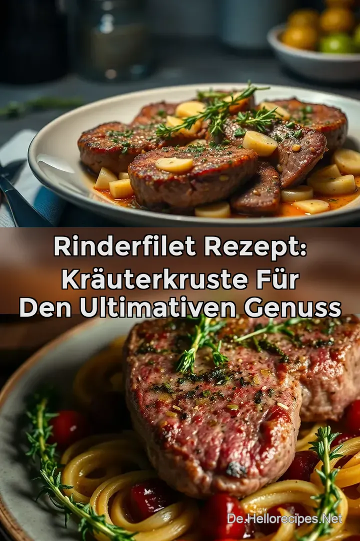 Rinderfilet Rezept: Kräuterkruste für den ultimativen Genuss