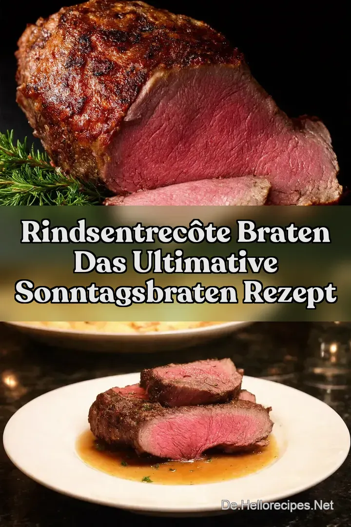 Rindsentrec&ocirc;te Braten Das ultimative Sonntagsbraten Rezept