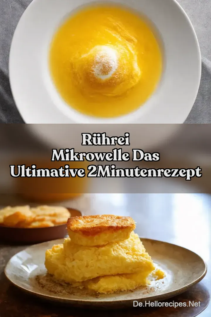 Rührei Mikrowelle Das ultimative 2MinutenRezept