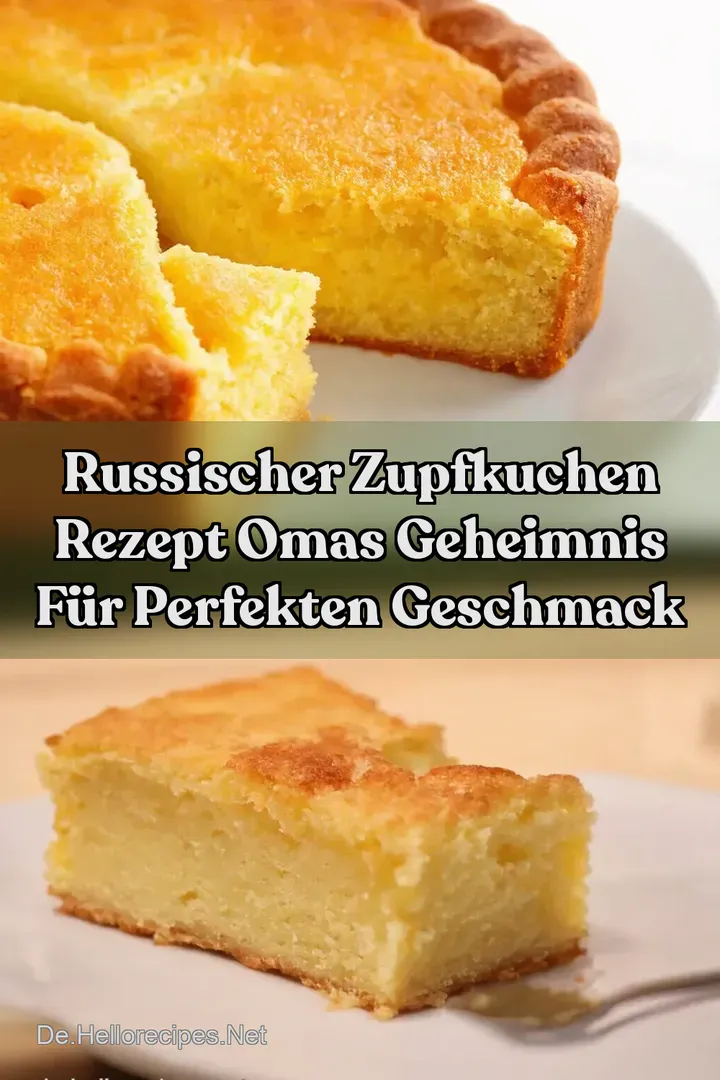 Russischer Zupfkuchen Rezept Omas Geheimnis f&uuml;r Perfekten Geschmack