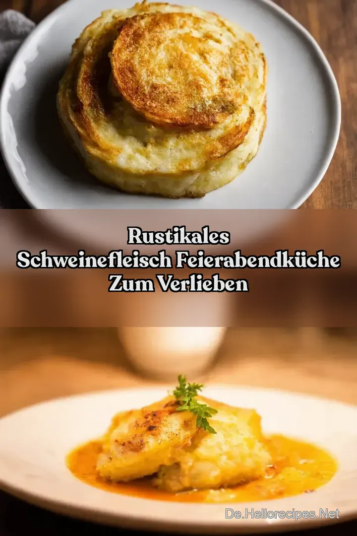 Rustikales Schweinefleisch Feierabendk&uuml;che zum Verlieben