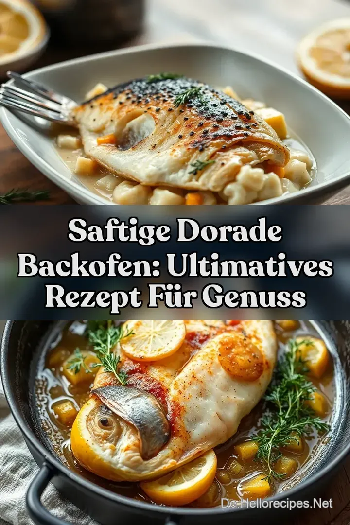 Saftige Dorade Backofen: Ultimatives Rezept für Genuss