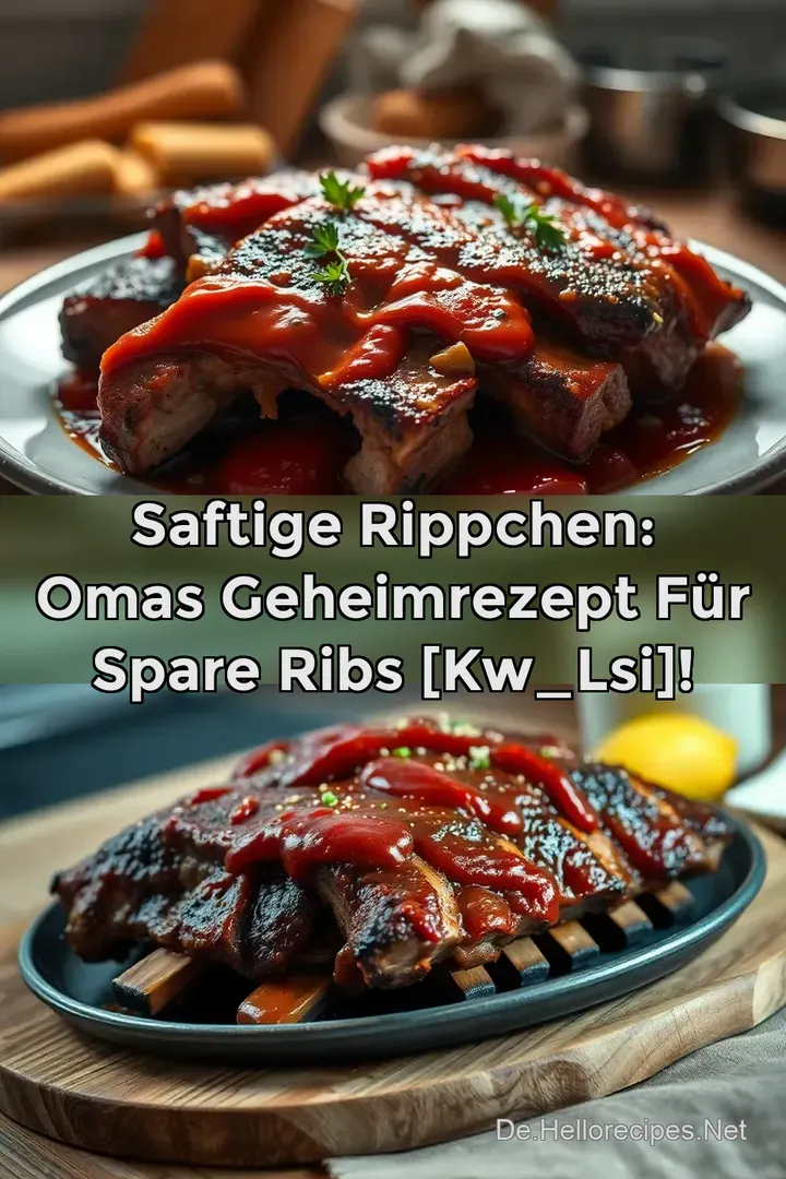 Saftige Rippchen: Omas Geheimrezept Für Spare Ribs [kw_lsi]!