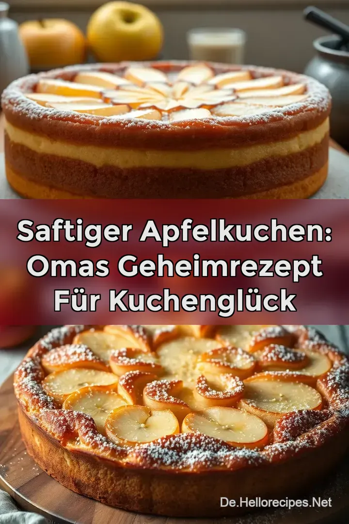 Saftiger Apfelkuchen: Omas Geheimrezept für Kuchenglück