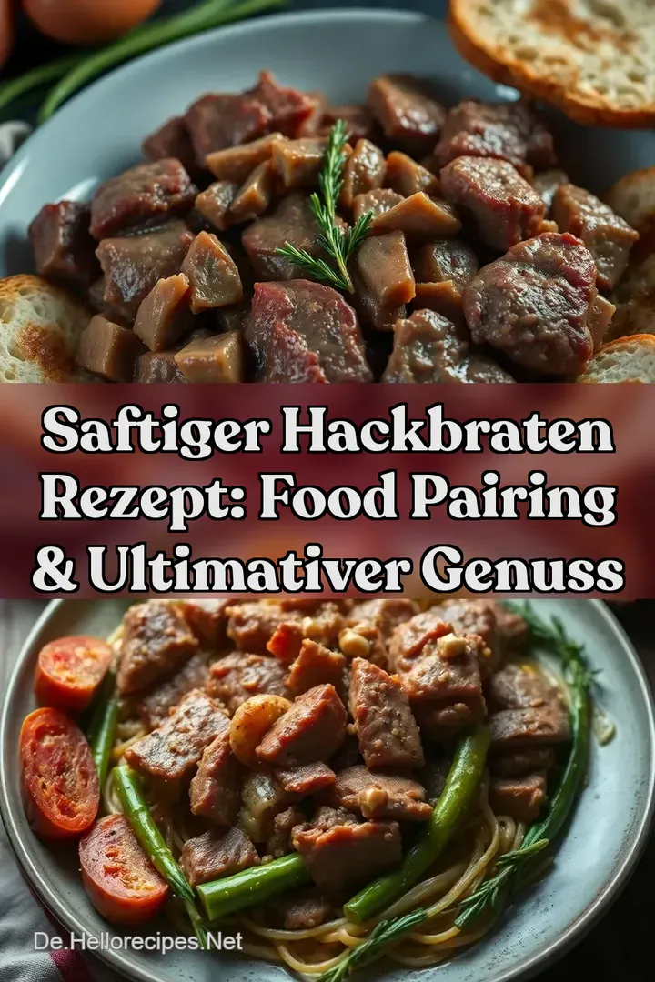 Saftiger Hackbraten Rezept: Food Pairing & ultimativer Genuss