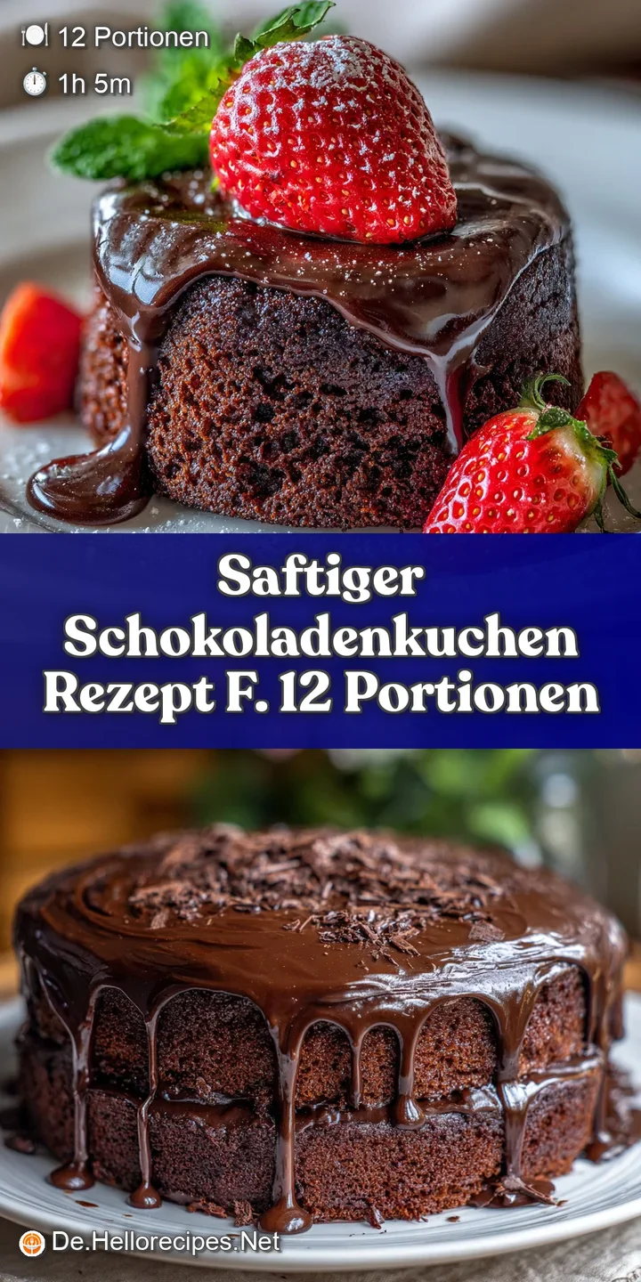 Close-up of decadent chocolate cake: moist, deep brown color with visible cocoa powder, hinting at a rich, fudgy texture a...